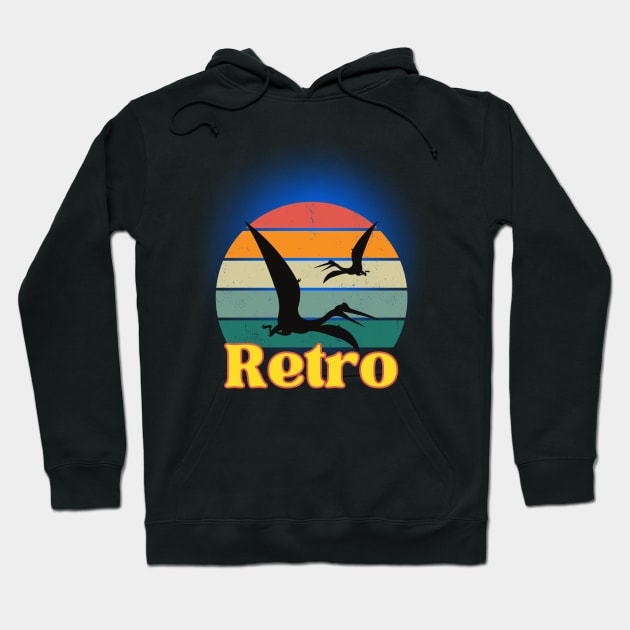 Retro Dino Hoodie by DvsPrime8